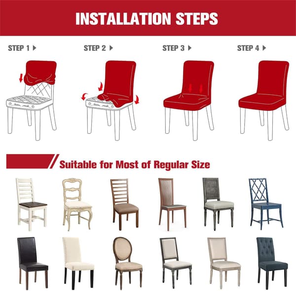Moderne spisestoltrekk elastisk vaskbart elastisk stol