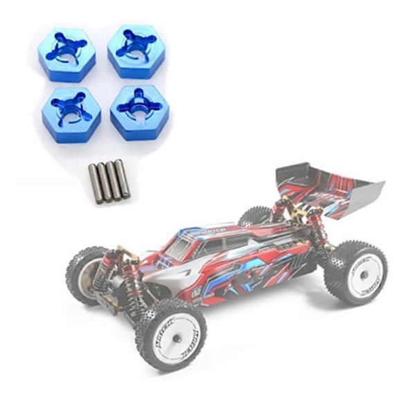 Metall 12mm Kombiner Hjulnav Hex Adapter for 104001 1/10 RC Bil Oppgraderingsdeler Tilbehør, Grønn