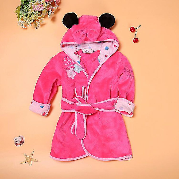 Barn Pojkar Flickor Luva Fleece Badrock Pyjamas, storlek:120