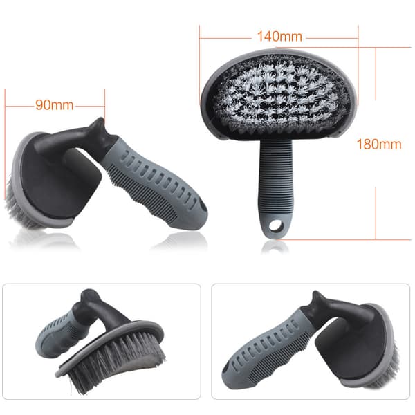 Bilskivebørste for rengjøring av hjuldekk