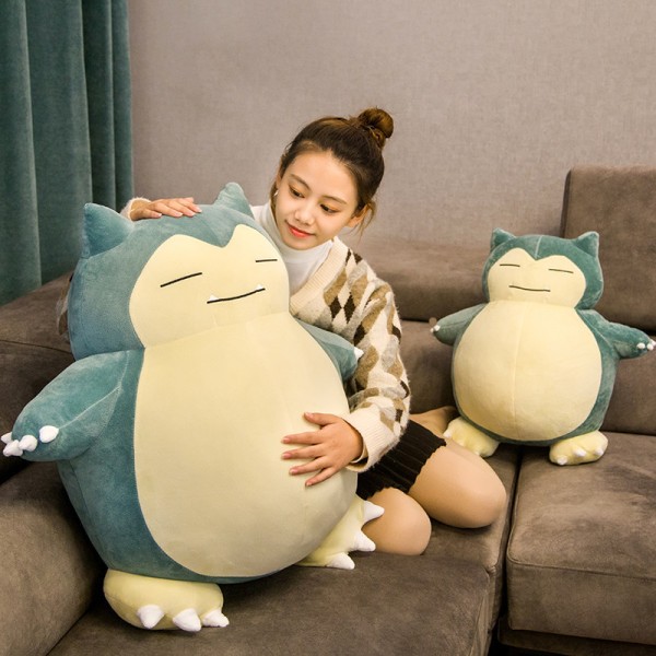 Jätte Snorlax plyschdocka Söt björn Stor plysch mjuk kudde Fylld docka Present för barn-50cm