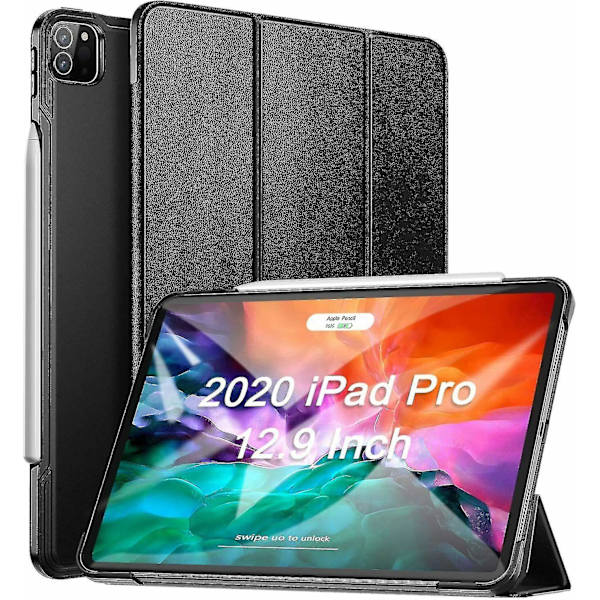 Suojakuori iPad Pro 12.9 tuuman kotelo kynätelineellä BLACK