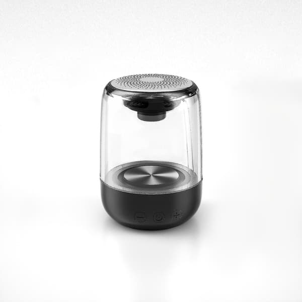 C7 Crystal Glaze Stereo Bluetooth-kaiutin LED-valoilla ja herätyskellolla