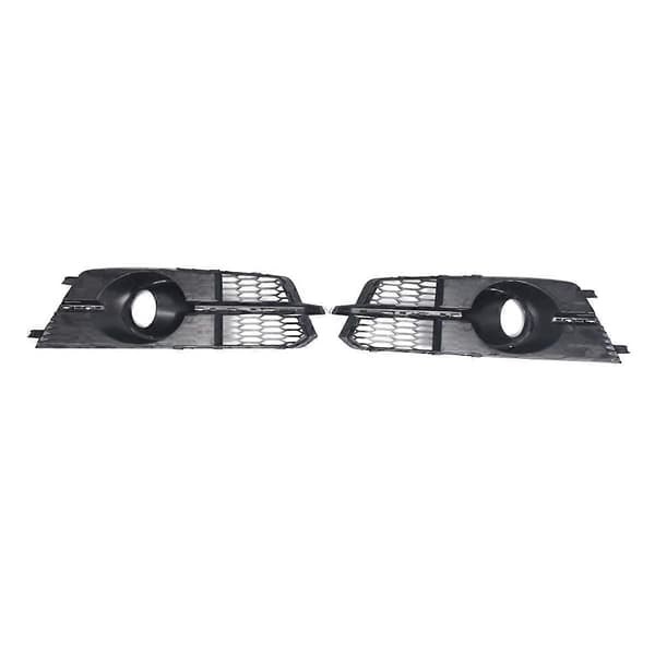 Bil Front Tåkelys Deksel Trim for S6 A6 2015 -2018 (C7 Facelift) med ACC Hull Tåkelys Grill