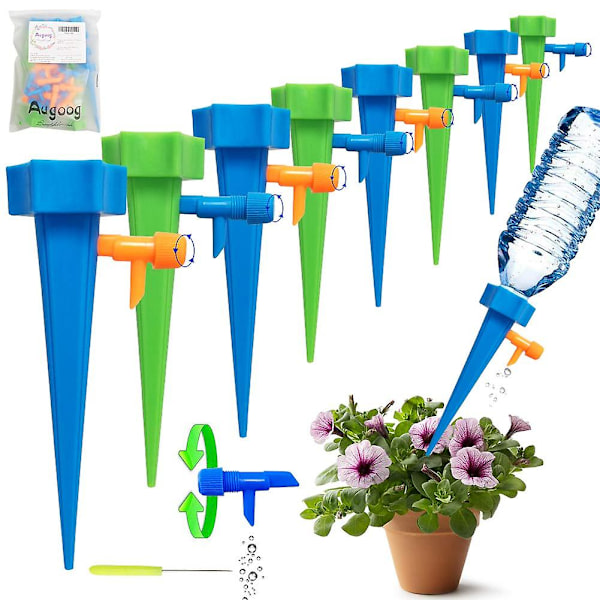 18 stk. plantevander, selvvander pig, langsom frigivelse ferieplanter vandingssystem, automatiske vandingsanordninger