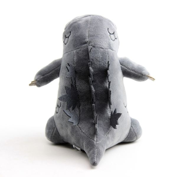Dinosaurus monster pehmolelu 20cm, hirviöiden kuningas harmaa nukke