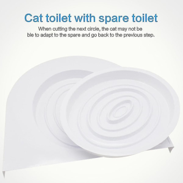 Cat Toilet Training System - Lär katten att använda toaletten Cat Toalett Training Kit
