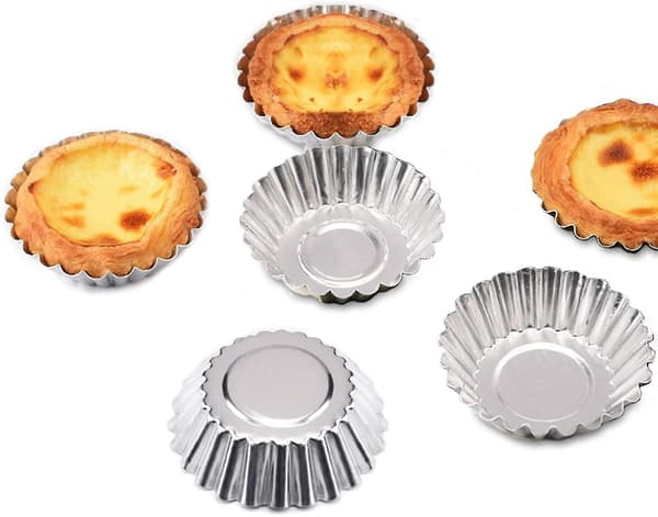 32 st rostfria muffinsformar pajformar bakformar non-stick 40pcs