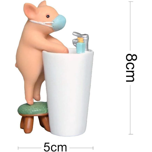Miniatyyri Keiju Vessa Nukke - Käsinpesu Sika Käsinukke