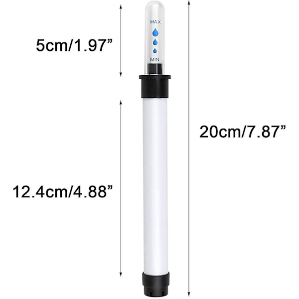 Vandstandsmåler til planter - Vandstandsmåler - Jordfugtighedsmåler - Sensor - Overvågning - Stikprøve - Vandstandsmåler - Hydrometer til havebrug, landbrug og indendørs potter