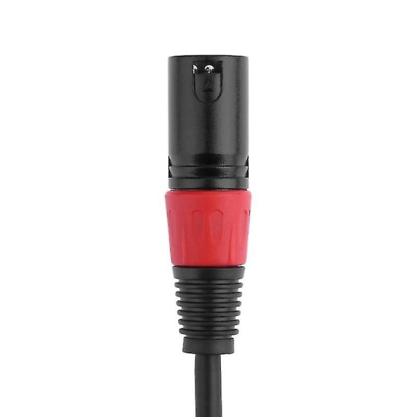 0,2 m Xlr 3-pins hannplugg til 3,5 mm trs 1/8 tommer hunn stereolydadapter Mikrofonforlengelseskabel ledning