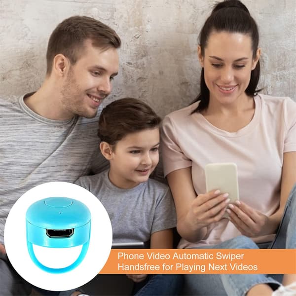 Finger Remote Control Tiktok Lazy Ring Finger Video Bluetooth Handsfree Controller For Mobile Phone Yellow