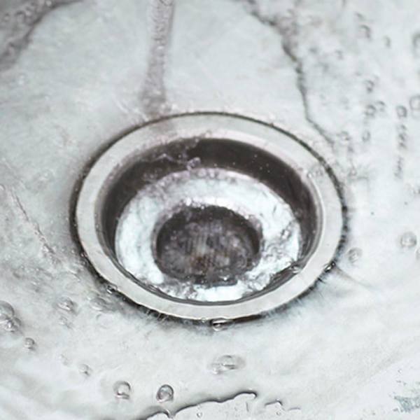 Todelt sæt diameter 115mm vaskefilter til bruser - prop til hår i afløb - køkkenvaskpropper - rustfrit stål net vaskefilter