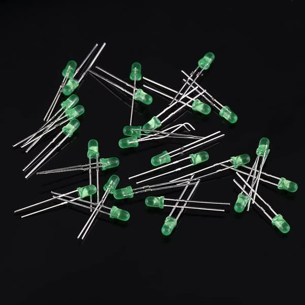 3mm farvediode, akozon 500 stk. 3mm 5mm LED lysdiode sæt, elektroniske komponenter sortimentssæt, rund & 5 farver