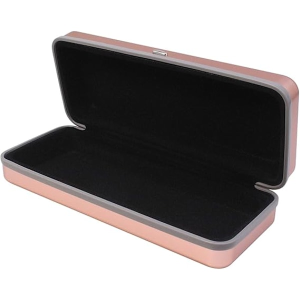 Moderne aluminium brilleetui i pink