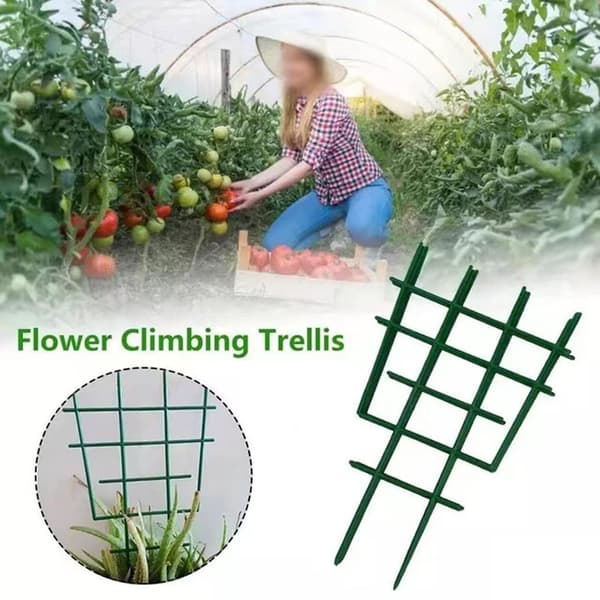DIY trädgårdsväxtstöd, 8 st plastväxtstöd för klätterväxter