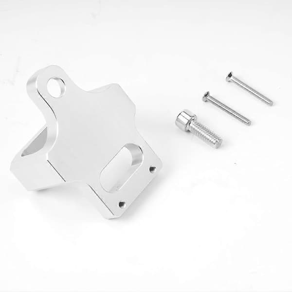 3 Port til , AEM Boost Controller Solenoid Ventil Monteringsbeslag Kit CNC Billet Aluminium Sølv