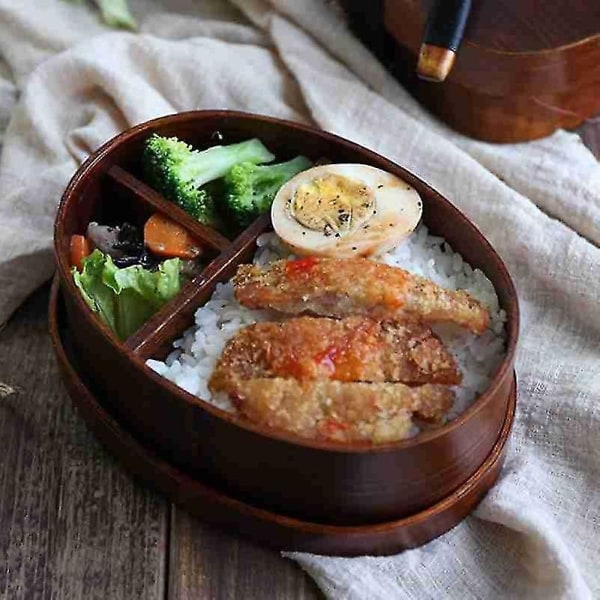Bærbar madkasse i japansk stil Friskholdig Bento-madkasse Madkasse til børn Skolemadkasse Picnic-madkasse