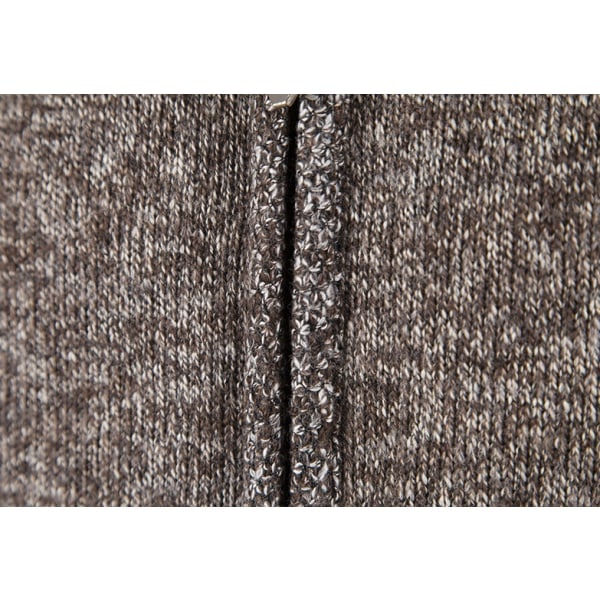 Strikkede Casual Cardiganer for Menn Light Grey M