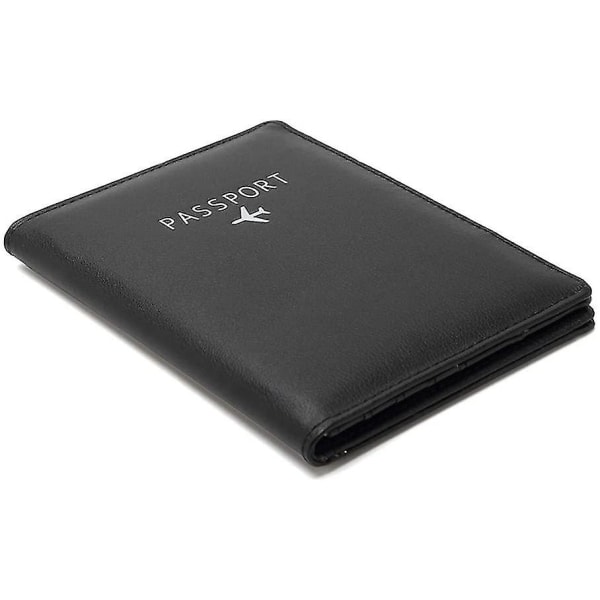 Passfodral i läder med RFID-skydd, resefodral, passfodral, passmapp