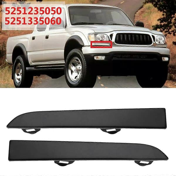 2 stk. frontfanger grill frontlykt fyllpanel for 2001-2004 5251235050 5251335060