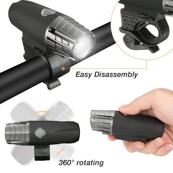 2256 cykel forlygte advarselslys mountainbike forlygte 320 lumen forlygte samling
