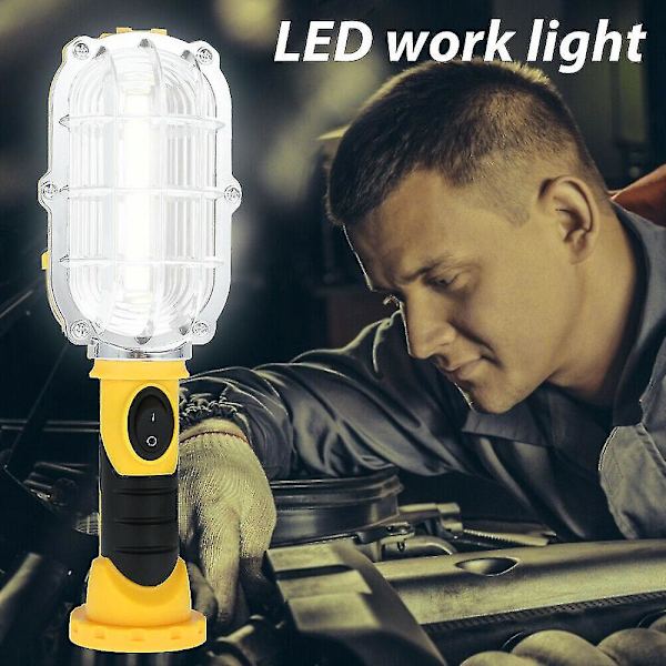 Bærbar magnetisk COB LED arbeidslys inspeksjonslampe trådløs håndholdt lommelykt