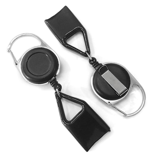 2 stk. Lett bærbar lighter-leash nøkkelring med lighter-deksel slitesterk