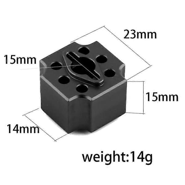 Til 1/8 Sledge Aluminium Lige Aksler Universelle Lige Aksler til Forreste, Midterste og Bageste Differentialehuse