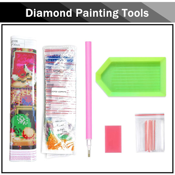 DIY 5D diamantmålning set, 5D diamantmålning set, full diamantmålning