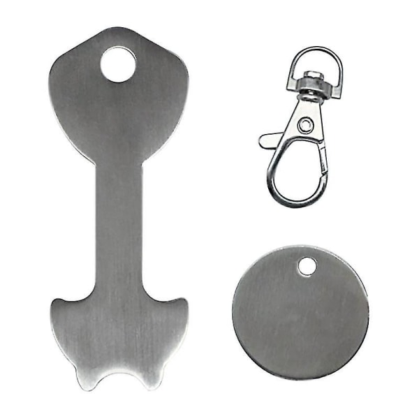 Metall gör-det-själv Poletter Nyckelringar Dekorativa nyckelkrok Nyckelringar Nyckelring i aluminiumlegering Mynthållare Nyckelring för butik