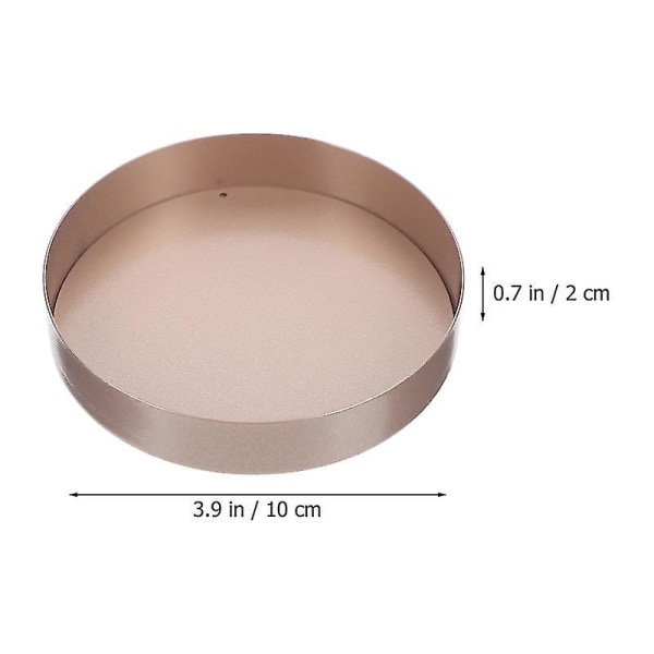 1 set löstagbar botten ägg pajform nonstick mini rund ägg paj bakform