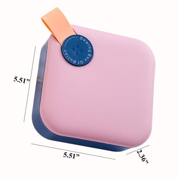 Sysett, sysett for voksne, sysett for hjemmet, syboks for enkel bæring Pink