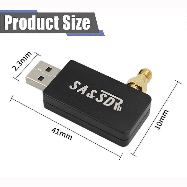Mini Malakitt SDR Mottaker, Rf Analysator, Bredbånds Spektrumanalysator 25MHz-1896MHz RTLSDR