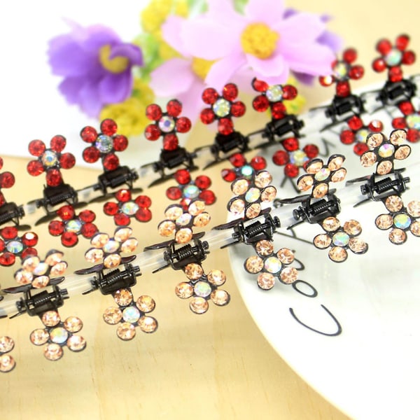 Rhinestone Side Clip Liten Hårklämma Hårklo Sim-ple Luggklämma Toppklämma Hår