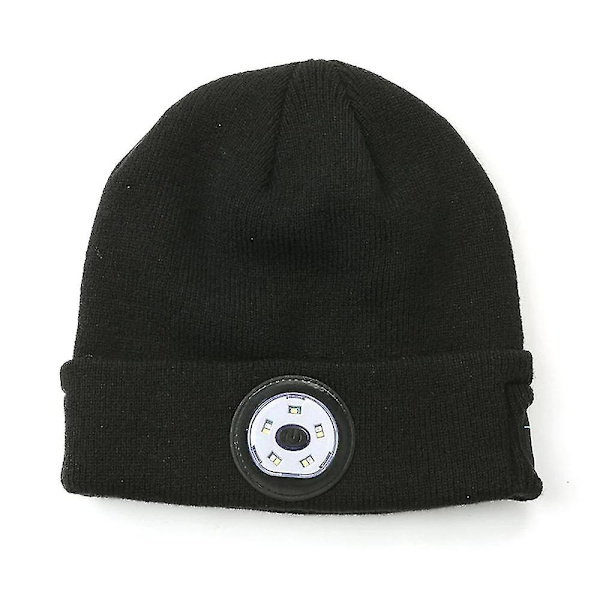 Varmt hue trådløs LED-hat trådløs smart cap headset hovedtelefon højttaler trådløs kommunikation nat udendørs belysning hat