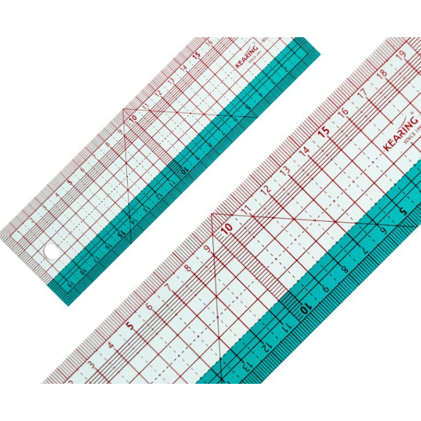Grafisk linjal 20cm