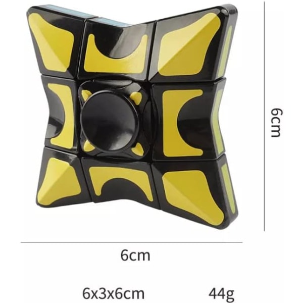 Rubiks kube - Puslespill Rubiks kube - Anti-angst Fidget-leketøy - Pedagogisk leketøy - Kult og unikt sensorisk leketøy - Happy Time