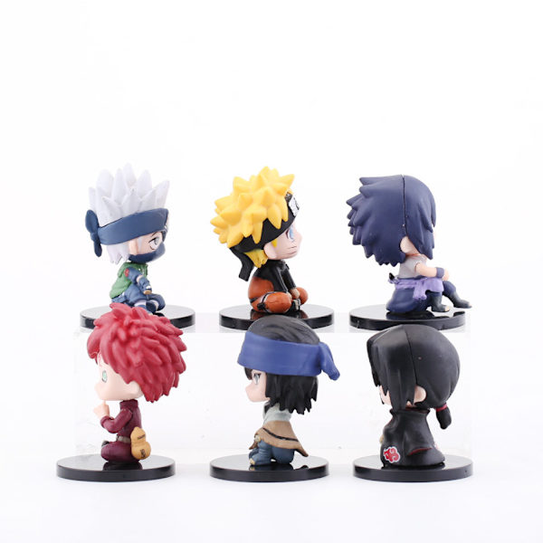 stykker sidde naruto figurer naruto sasuke kakashi anime