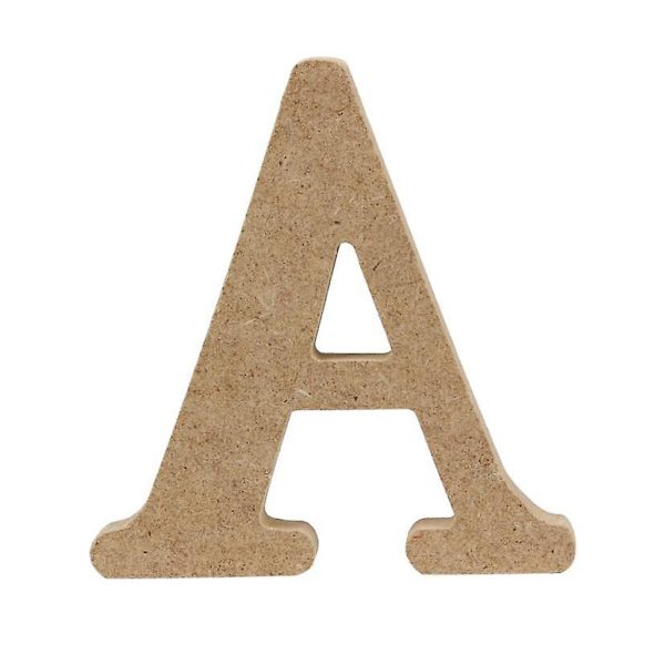 Träbokstav, Designable Träbokstäver Oavslutade Träbokstäver A