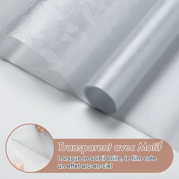 Tulppaanien rulla sähköstaattinen ikkunakalvo, koristeellinen anti-peek ikkunakalvo, 3D anti-UV ikkunakalvo, pimennys ikkunakalvo, ihanteellinen makuuhuoneeseen, toimistoon, K