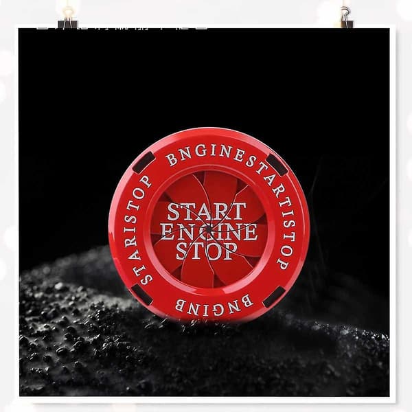 Alloy Car Start Button Cover Car Ignition Button Cover - For Car Ignition Button Universal Protective Cover - Car Interior Decoration