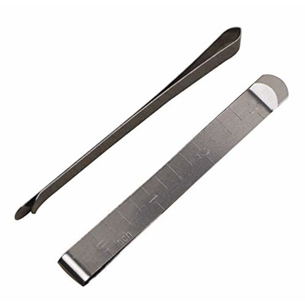 Ompeluklipsit 20 kpl Ruostumaton teräs Särmäysklipsit 8,5 cm Mittaus Tikkausviivain Wonder-klipseille, Kiinnitys- ja merkkaustarvikkeet