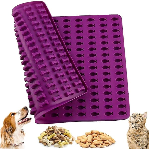 Hundebenformet silikon sjokoladeform Non-stick minikakeform for kaker, kjeks