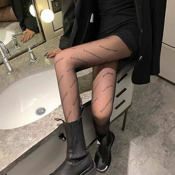 Kvinders Blonde Silkestrømper Strømpebukser Tynde Personlige Alsidige Sokker Style 03