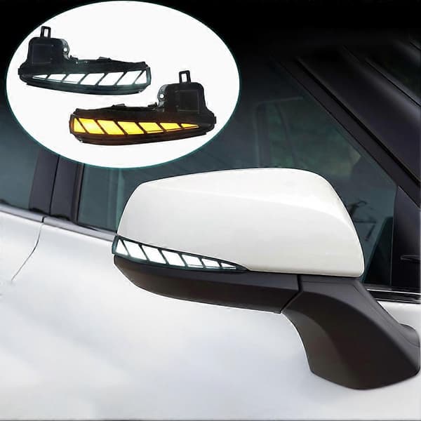 Bil Bakspeil Blinklys LED Dynamiske Indikatorlys for Alphard Vellfire Wildlander