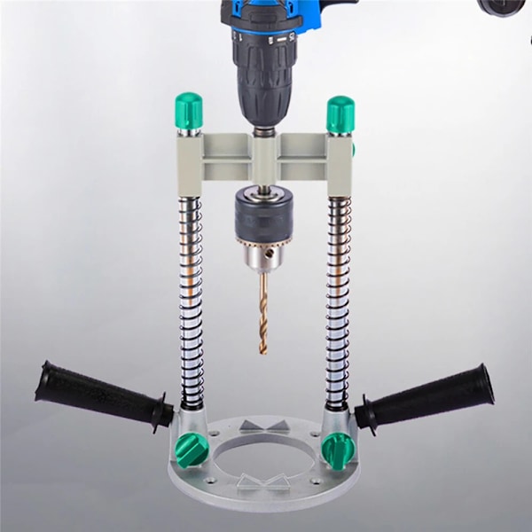 1,5 mm-13 mm Manuell Elektrisk Borrstativ Justerbar Vertikal Borrguide Positioner Rät Vinkel Guide Dubbel Locator Hållare