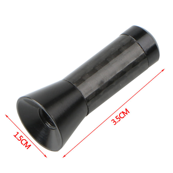 Bilantenne signal karbonfiberantenne radioantenne for bil metall aluminiumantenne kort lengde modifisering forsyninger dekorasjon