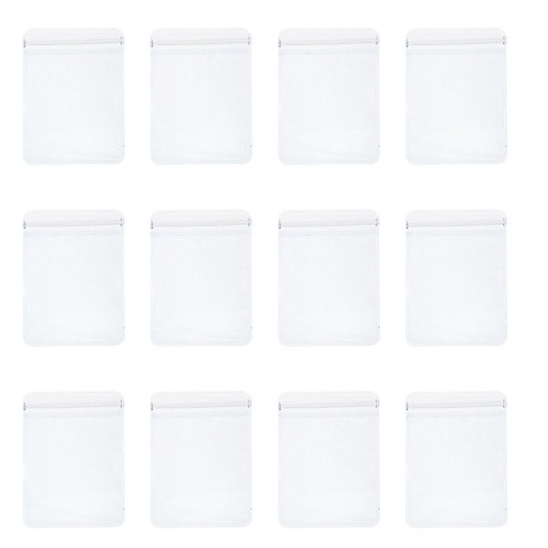 200 stk. gennemsigtige lynlåsposer til opbevaring - Tykkede gennemsigtige plastforseglingsposer