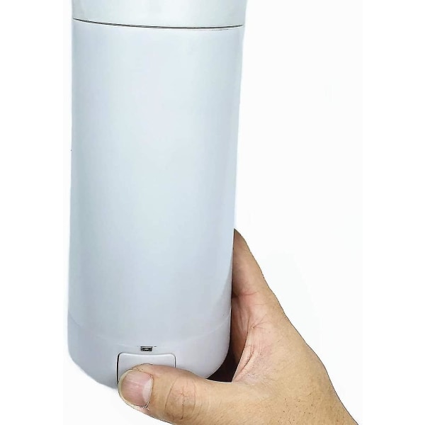 Bärbar rese-elektrisk vattenkokare Mini termos Snabbkokande tekanna, vit